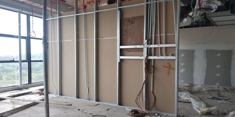 Studwork partition walls Basildon Essex